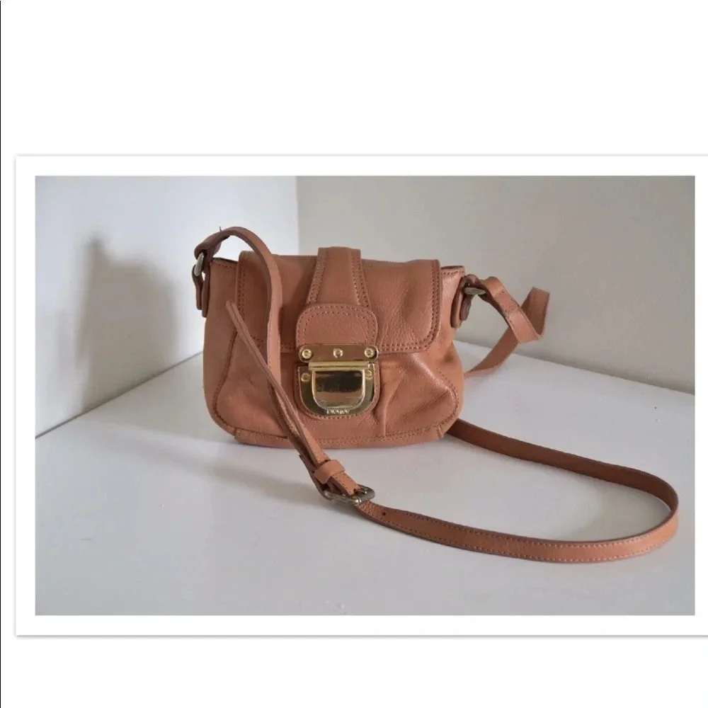Blaque small leather cross body bag